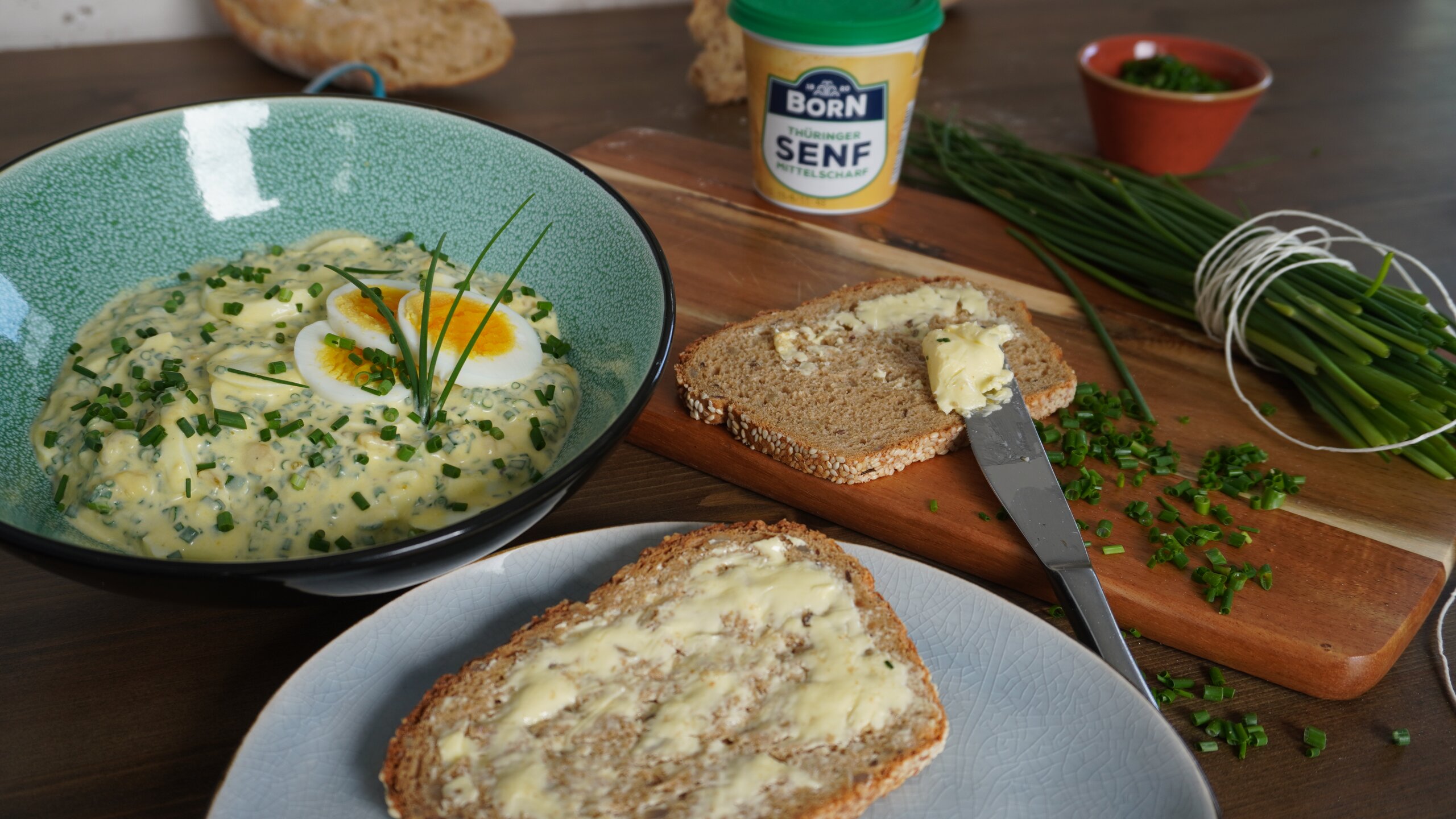 Rezept Schnittlauch Schmand. Sehr lecker.