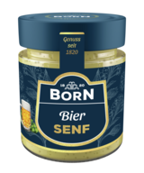 BORN Biersenf 125ml im Glas. Feinschmecker Edition.