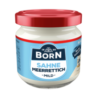 BORN Sahne-Meerrettich im 185g Glas
