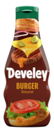 Die Burger Sauce von Develey ist fruchtig würzig und passt perfekt zu Wurst,  Burger und Steak, Squeeze, 250ml, grillsoße vegetarisch, Big Mac Soße,