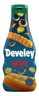 Die Hot Dog Sauce von Develey ist fruchtig senfig und passt perfekt zu Geflügel,  Burger und Steak, Squeeze, 250ml, grillsoße vegetarisch