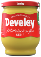 Develey Senf Mittelscharf im 250 ml Glas
