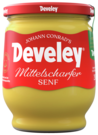 Develey Senf Mittelscharf im 250 ml Glas