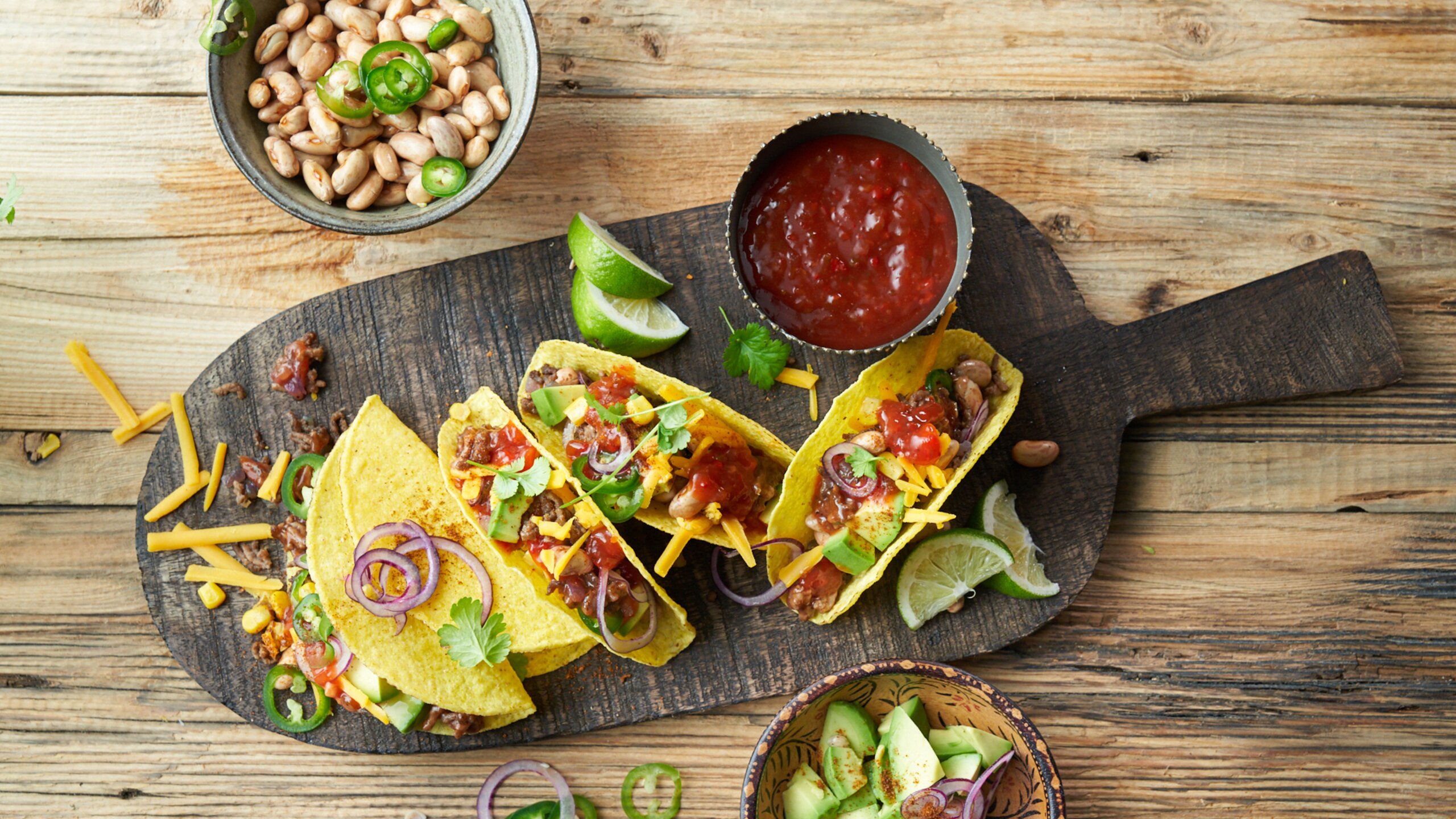 Taquitos mit Develey Salsa Sauce