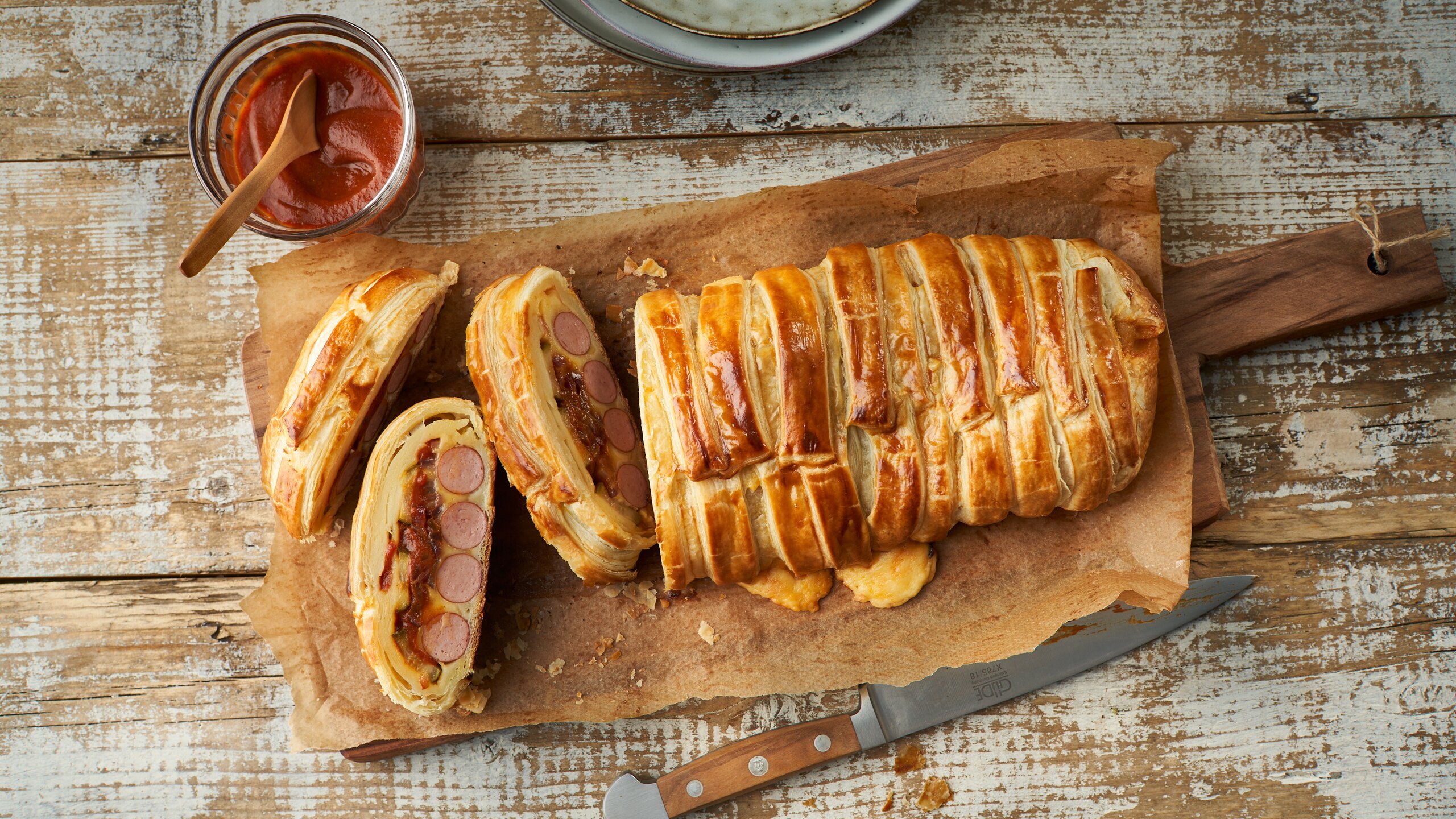 Hot Dog-Pastete