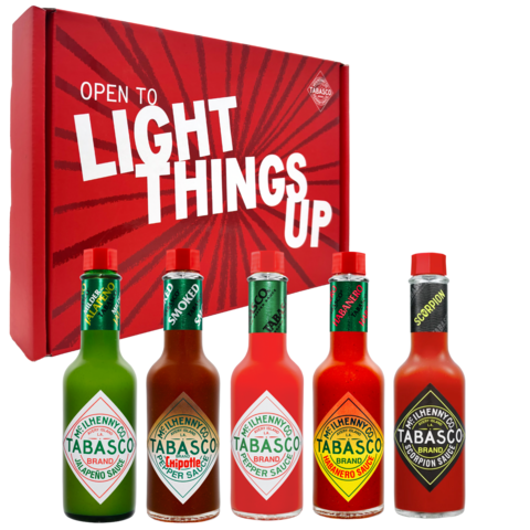 Tabasco Geschenkset 5x 148ml Flaschen