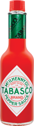 TABASCO® Red Pepper Sauce, Scharfe Rote Chilli Sauce von McIlhenny, USA in der 60ml Glas-Flasche | © TABASCO® DE