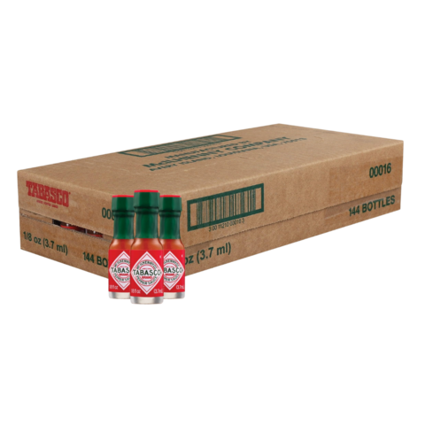 Tabasco Red Pepper Sauce in der 4 ml Flasche (144x4ml)