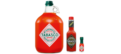 TABASCO® 3er Saucen Set - Original Red Sauce (3.780ml), Gratis Scorpion Sauce (148ml) und Gratis Original Red Sauce (4ml)